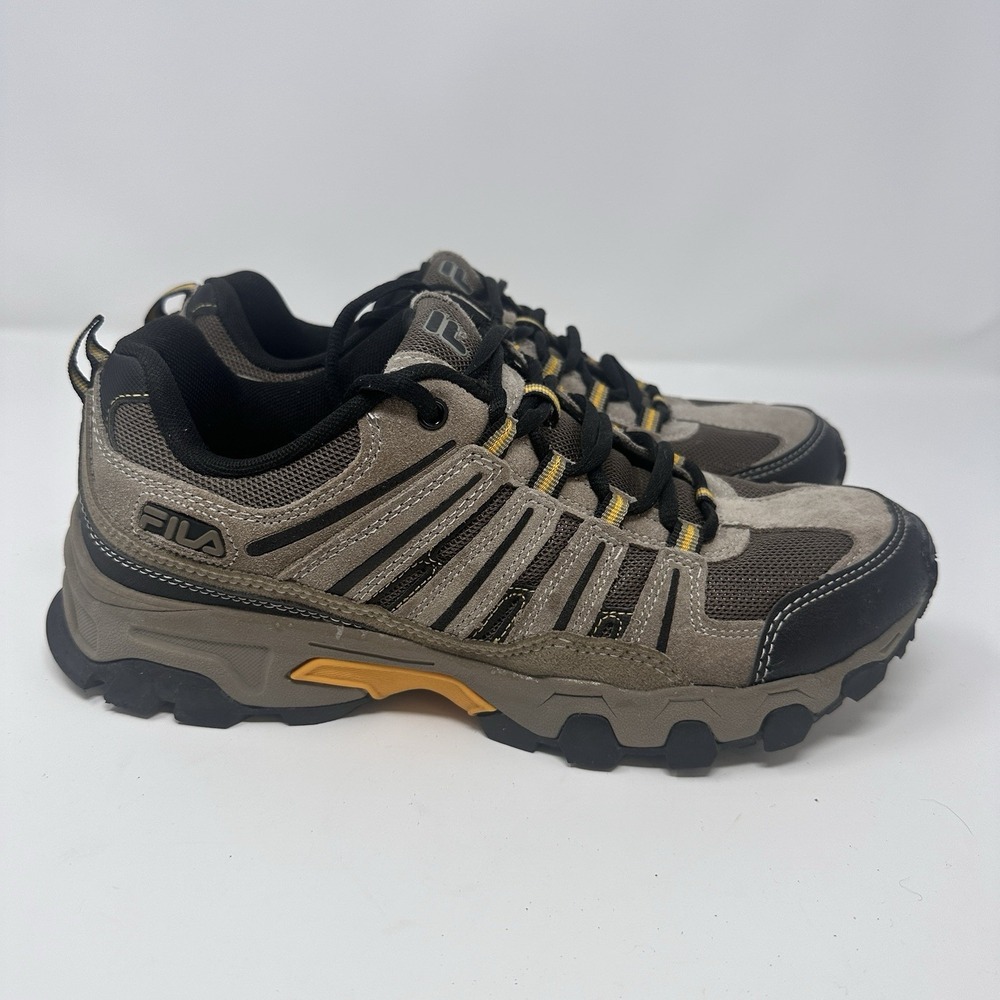Fila Men's Size 9.5 Beige Day Hiker Shoes Style #1SH40282-206 Leather Upper‎